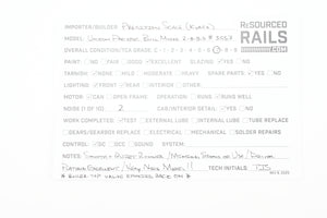 O Brass PSC - Precision Scale Co. UP - Union Pacific 2-8-8-0 "Bull Moose" Compound Articulated FP No. 3553