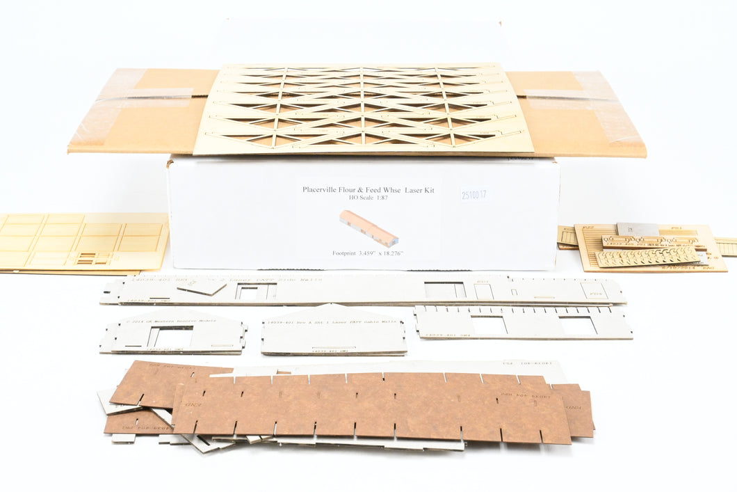 HOn3 Narrow Gauge Colorado #081414 RGS - Rio Grande Southern Placerville Flower and Feed Warehouse B Kit