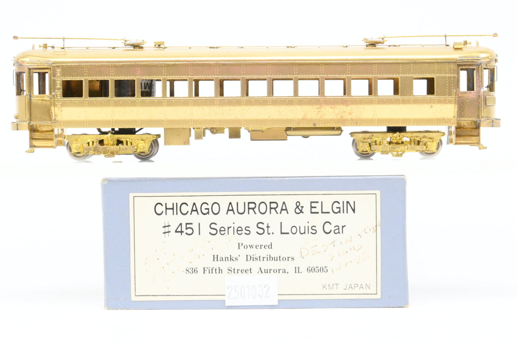 HO Brass Hank's Distributors CA&E - Chicago Aurora & Elgin #451 St