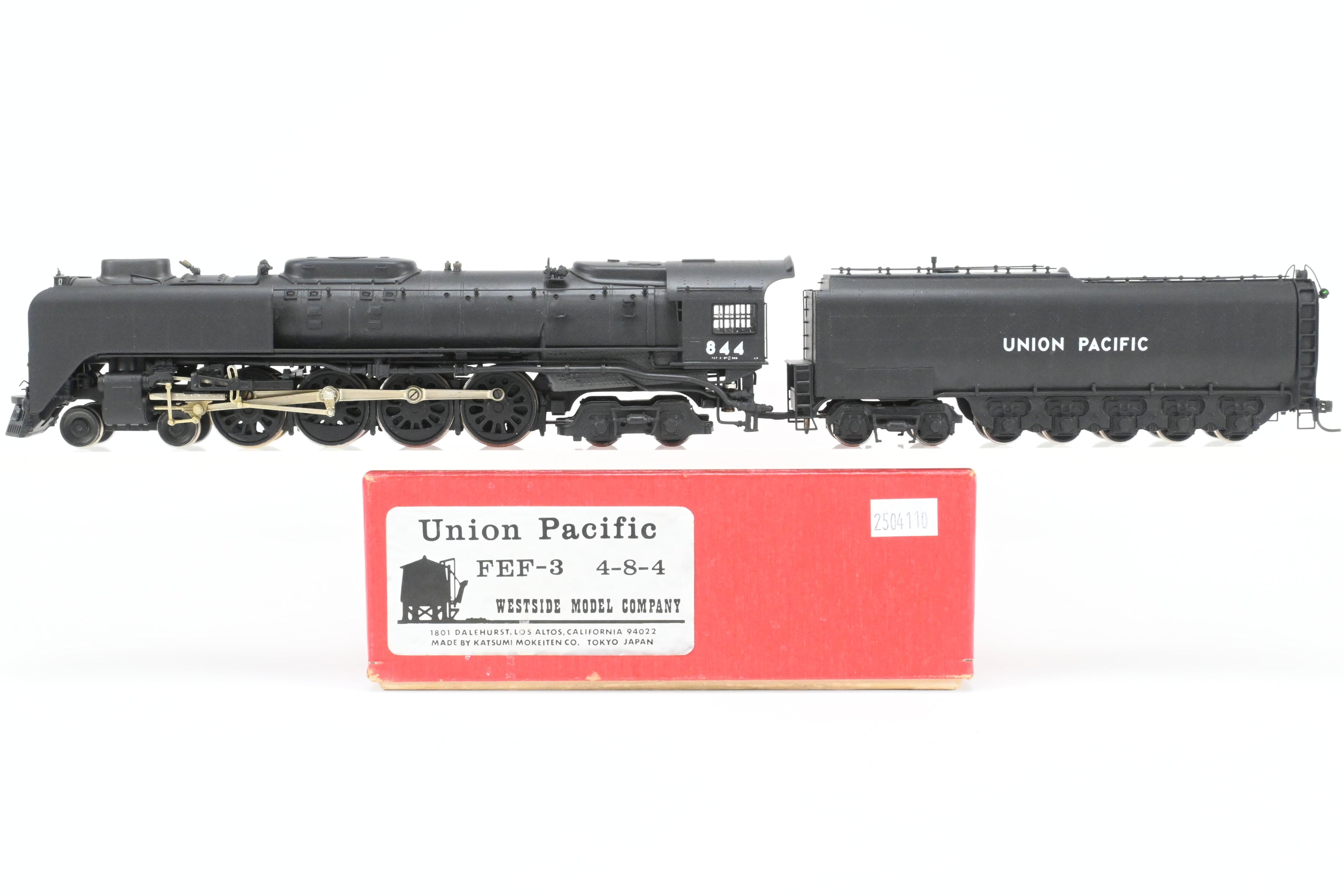 HO Brass Westside Model Co. UP - Union Pacific Class FEF-3 4