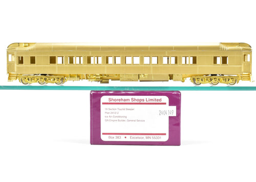 HO Brass Shoreham Shops GN - Great Northern General Service Pullman 16-Section Sleeper Plan 2412U
