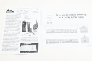 HOn3 Banta Model Works #2089 D&RGW - Denver & Rio Grande Western Silverton Depot Kit