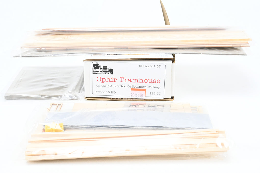 HOn3 Banta Model Works bmw-118 RGS - Rio Grande Southern Ophir Tram House Kit