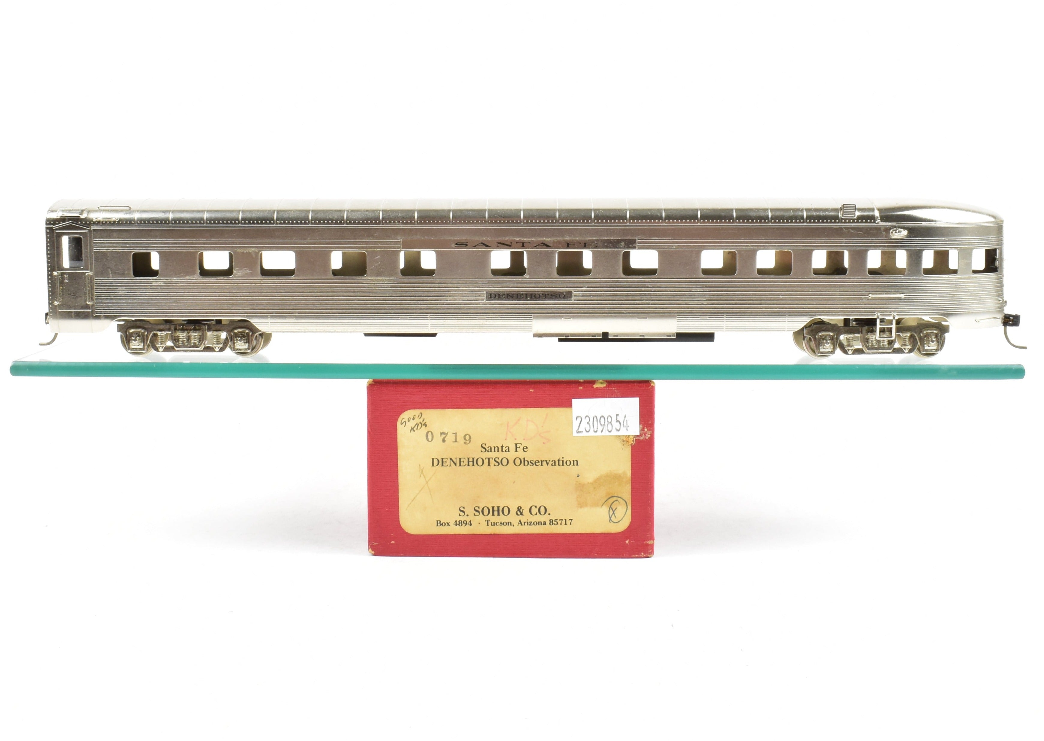 HO Brass Soho ATSF - Santa Fe Denehotso Observation Car