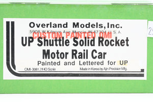 HO Brass CON OMI - Overland Models, Inc. UP - Union Pacific NASA Shuttle Solid Rocket Motor Rail Car Factory Painted No. 50023