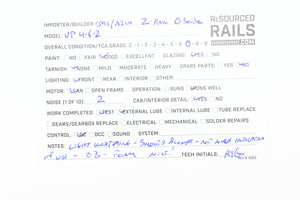 O Brass OMI - Overland Models, Inc. UP - Union Pacific 4-6-2 Unstreamlined Custom Painted & Weathered No. 2888