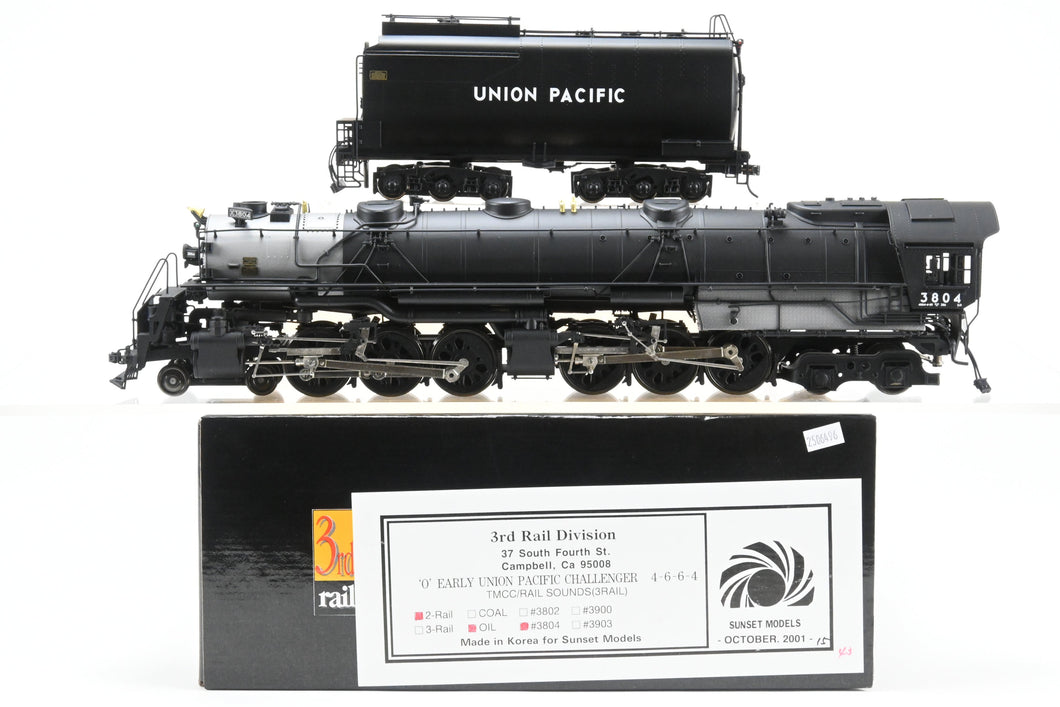 O Brass Sunset Models Third Rail UP - Union Pacific 4-6-6-4 Early Challenger FP No. 3804