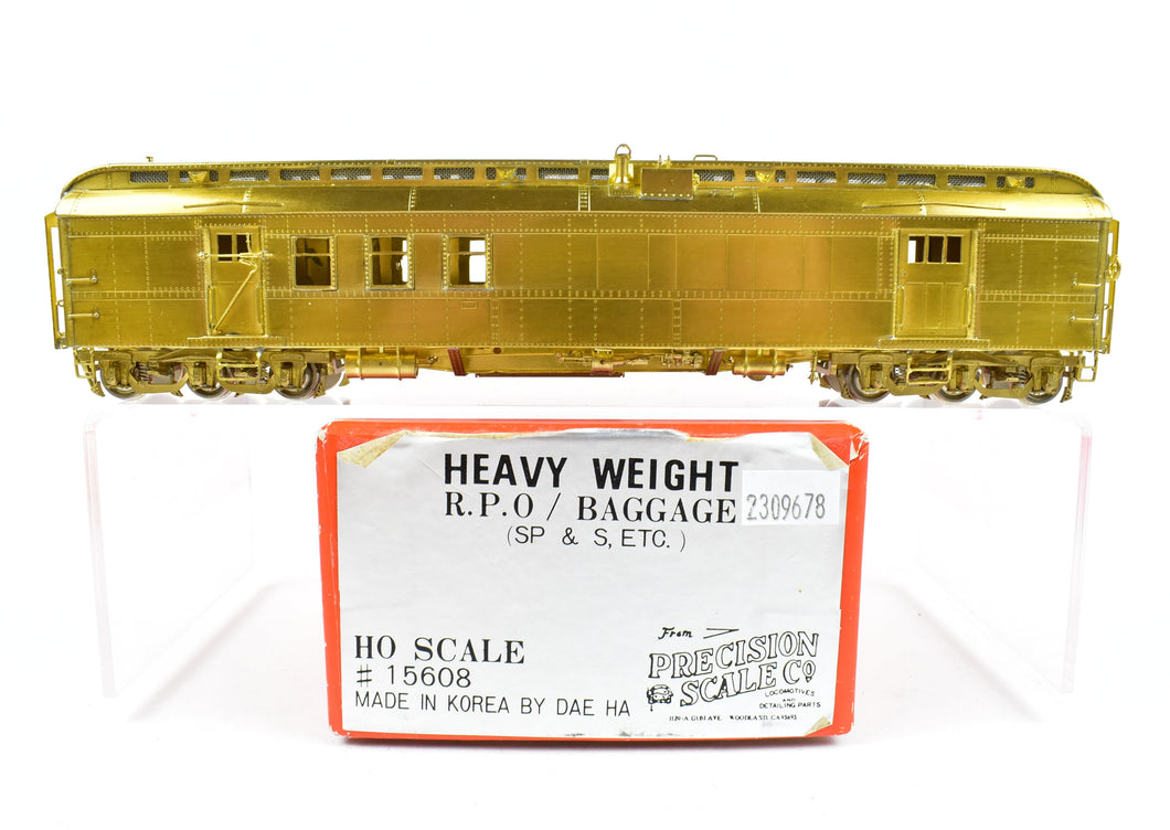 HO Brass PSC - Precision Scale Co. Heavyweight RPO - Baggage  - Various Roads (SP&S, etc)