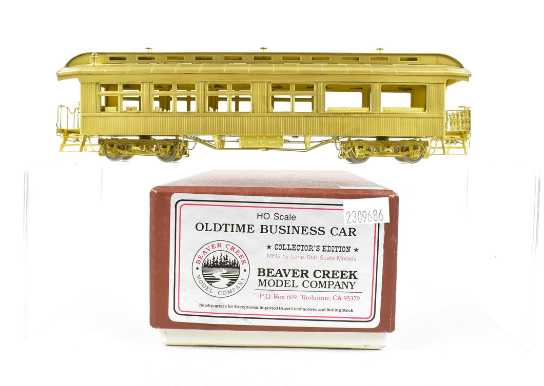 HO Brass Beaver Creek Various Roads Oldtime Business Car Collector's Edition