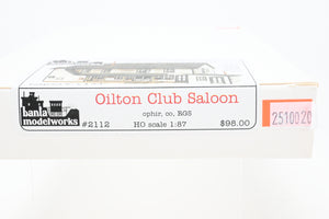 HOn3 Banta Model Works #2112 RGS - Rio Grande Southern Oilton Club Saloon at Ophir Kit