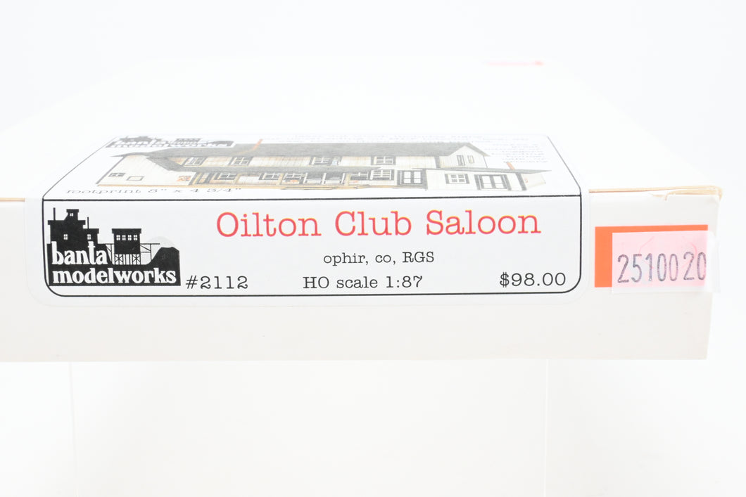 HOn3 Banta Model Works #2112 RGS - Rio Grande Southern Oilton Club Saloon at Ophir Kit