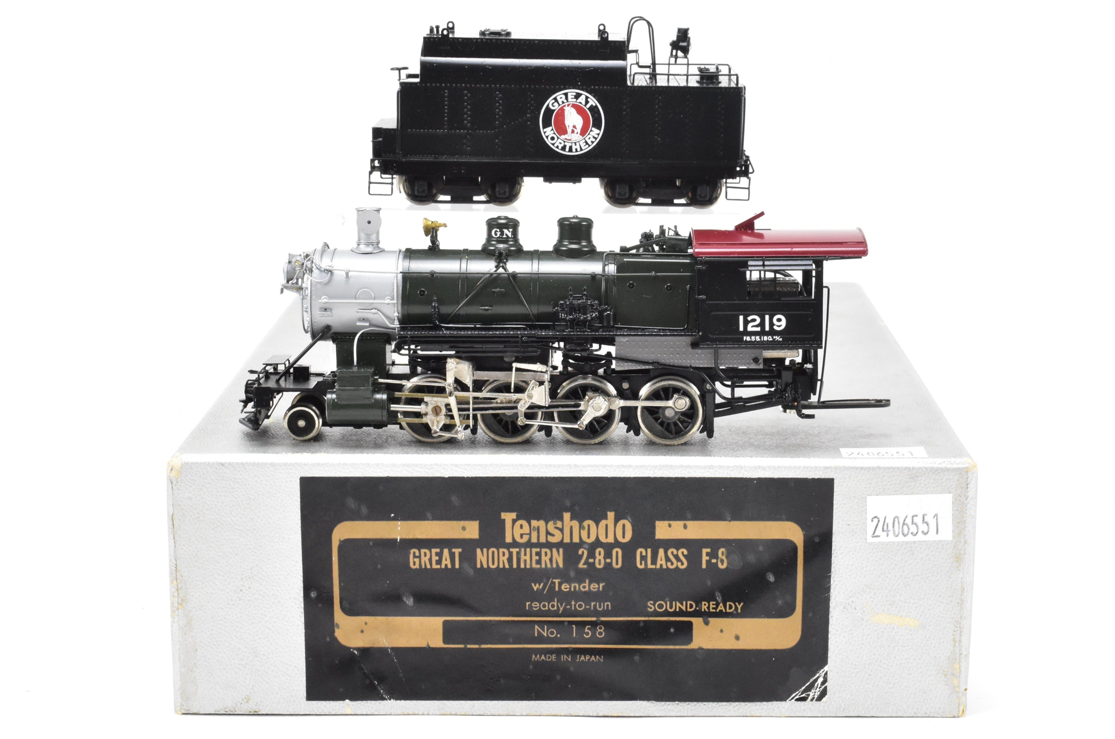 HO Brass PFM - Tenshodo GN - Great Northern F8 class 2-8-0 HO Brass PFM - Tenshodo GN - Great Northern F8 class 2-8-0