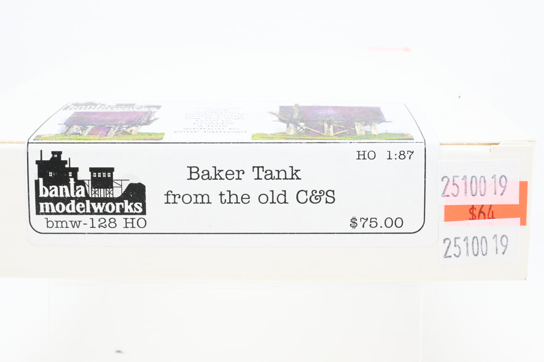 HOn3 Banta Model Works bmw-128 C&S - Colorado & Southern Baker Tank Kit