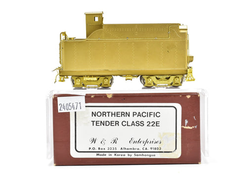 HO Brass W&R - W&R Enterprises NP - Northern Pacific Tender Class 22-E