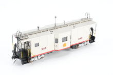 Load image into Gallery viewer, HO Brass OMI - Overland Models, Inc. KCS - Kansas City Southern Bay Window Caboose #323 to 358 Plated Custom Finished No. 343
