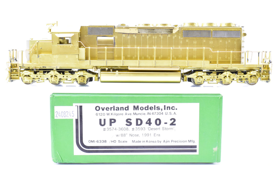 HO Brass OMI - Overland Models Inc. UP - Union Pacific EMD SD40-2 #3574-3593 