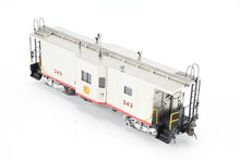 Load image into Gallery viewer, HO Brass OMI - Overland Models, Inc. KCS - Kansas City Southern Bay Window Caboose #323 to 358 Plated Custom Finished No. 343
