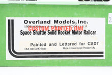 Load image into Gallery viewer, HO Brass CON OMI - Overland Models, Inc. CSXT - CSX Transportation NASA Shuttle Solid Rocket Motor Rail Car Factory Painted No. 600513
