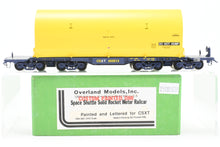Load image into Gallery viewer, HO Brass CON OMI - Overland Models, Inc. CSXT - CSX Transportation NASA Shuttle Solid Rocket Motor Rail Car Factory Painted No. 600513.
