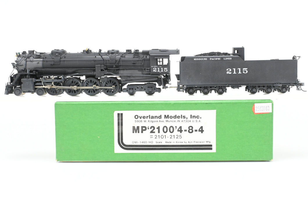 HO Brass OMI - Overland Models, Inc. MP - Missouri Pacific 2100 Class 4-8-4 Custom Painted as No. 2115