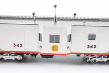 Load image into Gallery viewer, HO Brass OMI - Overland Models, Inc. KCS - Kansas City Southern Bay Window Caboose #323 to 358 Plated Custom Finished No. 343
