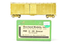 Load image into Gallery viewer, HO Brass OMI - Overland Models, Inc. PRR - Pennsylvania Railroad X-28 Boxcar w/ Corrugated Doors Plain Ends
