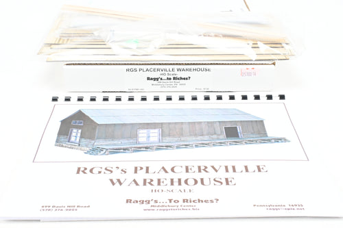 HOn3 Raggs... to Riches PW1-HO  RGS -  Rio Grande Southern Placerville Warehouse Kit