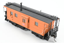 Load image into Gallery viewer, HO Brass OMI - Overland Models, Inc. MILW - Milwaukee Road Bay Window Caboose With Straight Trucks CP No. 992089 w/ Lines West 3D Printed Trucks AS-IS

