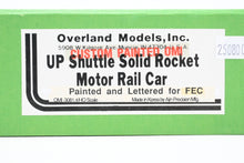 Load image into Gallery viewer, HO Brass CON OMI - Overland Models, Inc. FEC - Florida East Coast NASA Shuttle Solid Rocket Motor Rail Car Factory Painted No. 100
