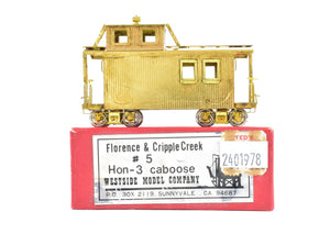 HOn3 Brass Westside Model Co. F&CC Florence and Cripple Creek #5 Caboose