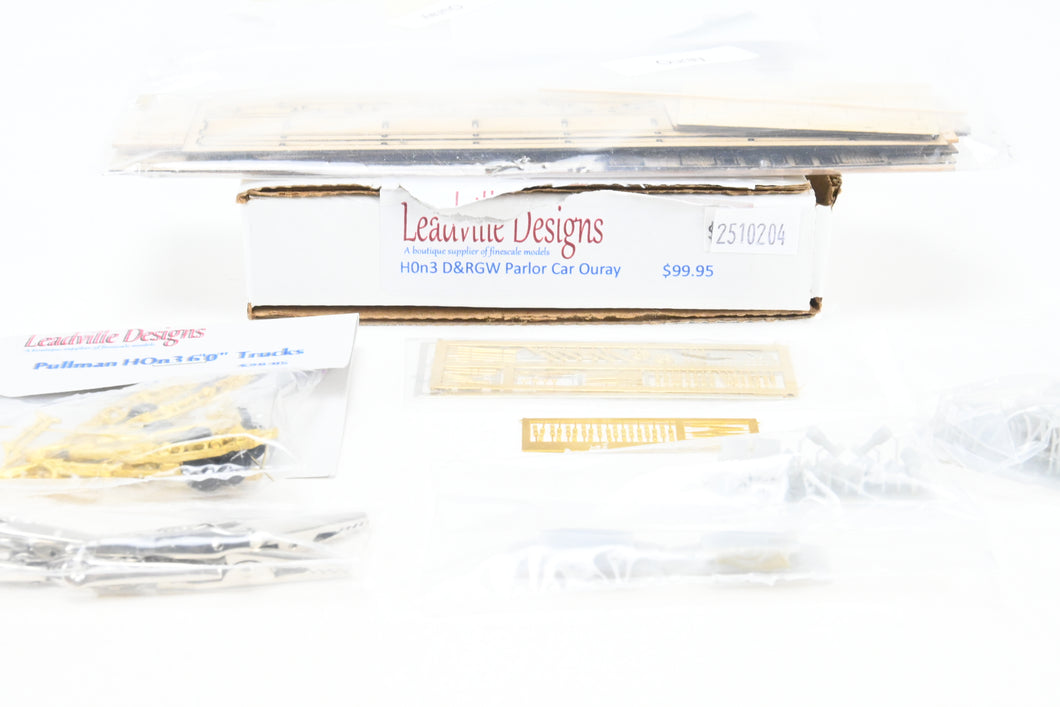 HOn3 Leadville Designs D&RGW - Denver & Rio Grande Western  Parlor Car 