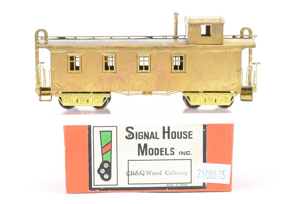 HO Brass Signal House Models, Inc. CB&Q - Burlington Route Wood Caboose