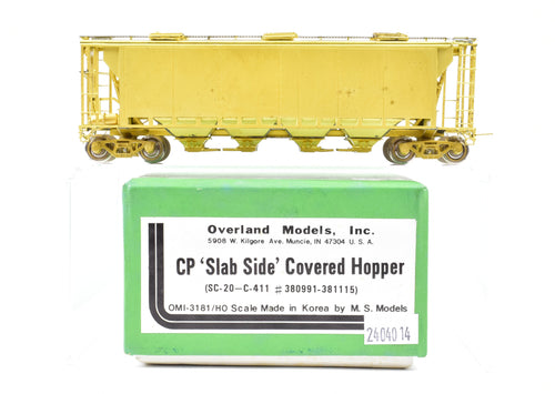 HO Brass OMI - Overland Models, Inc. CPR - Canadian Pacific Slab Side Covered Hopper