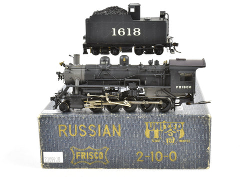 HO Brass PFM - United SLSF - Frisco 2-10-0 Decapod Custom Painted #1618