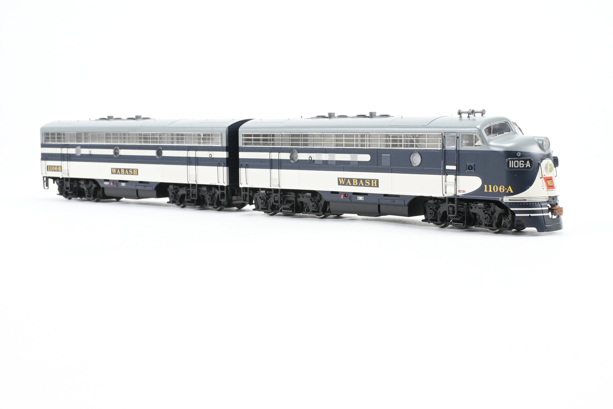 HO Athearn Genesis WAB - Wabash EMD F7A/F7B Phase I Set FP Nos