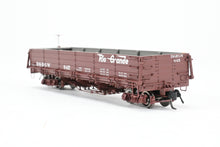 Load image into Gallery viewer, HOn3 Blackstone Models D&amp;RGW - Denver &amp; Rio Grande Western Drop Bottom Gondola Flying Grande Herald No. 845
