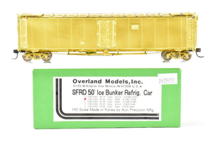 HO Brass OMI - Overland Models, Inc. ATSF - Santa Fe SFRD RR-22 Class 50' Ice Bunker Steel Refrigerator Car