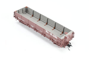 HOn3 Blackstone Models D&RGW - Denver & Rio Grande Western Drop Bottom Gondola Flying Grande Herald No. 845