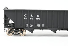 Load image into Gallery viewer, O Brass PSC - Precision Scale Co. C&amp;O - Chesapeake &amp; Ohio 70-Ton 3-Bay Hopper Factory Painted No. 151500
