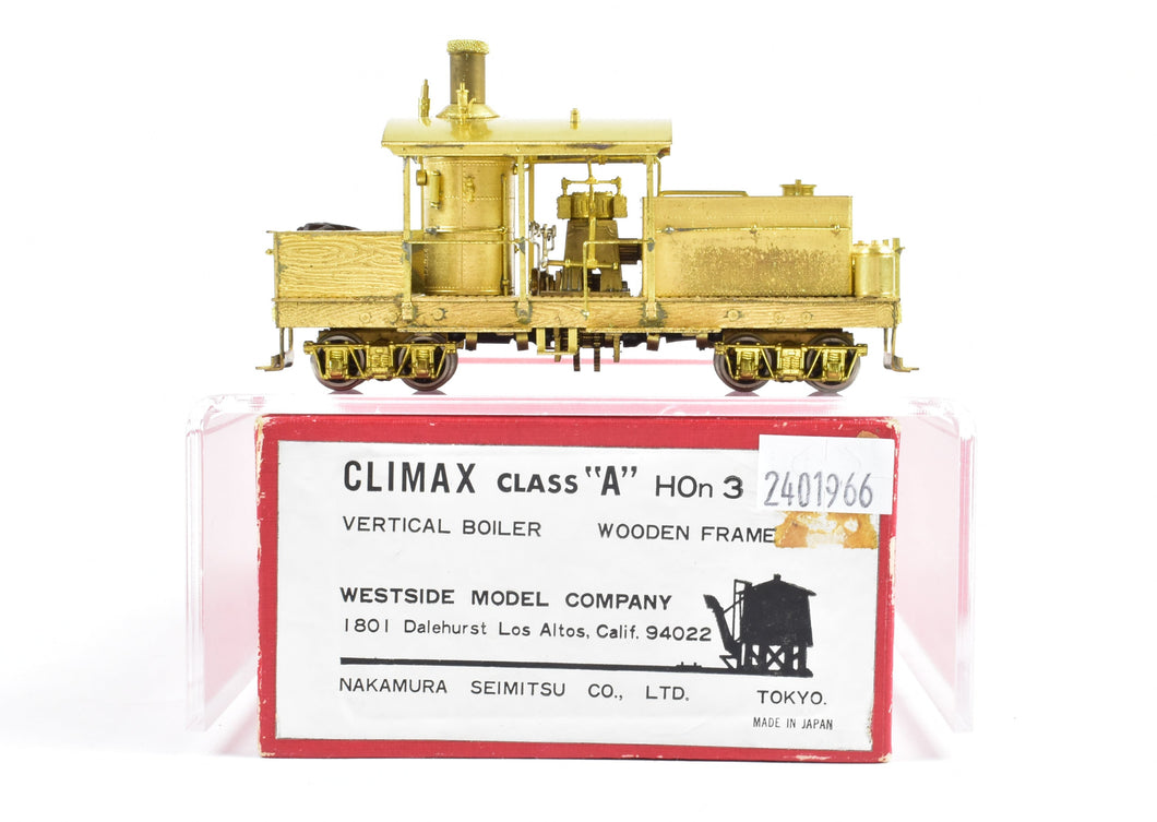 HOn3 Brass Westside Model Co. Various Roads Logging Class 