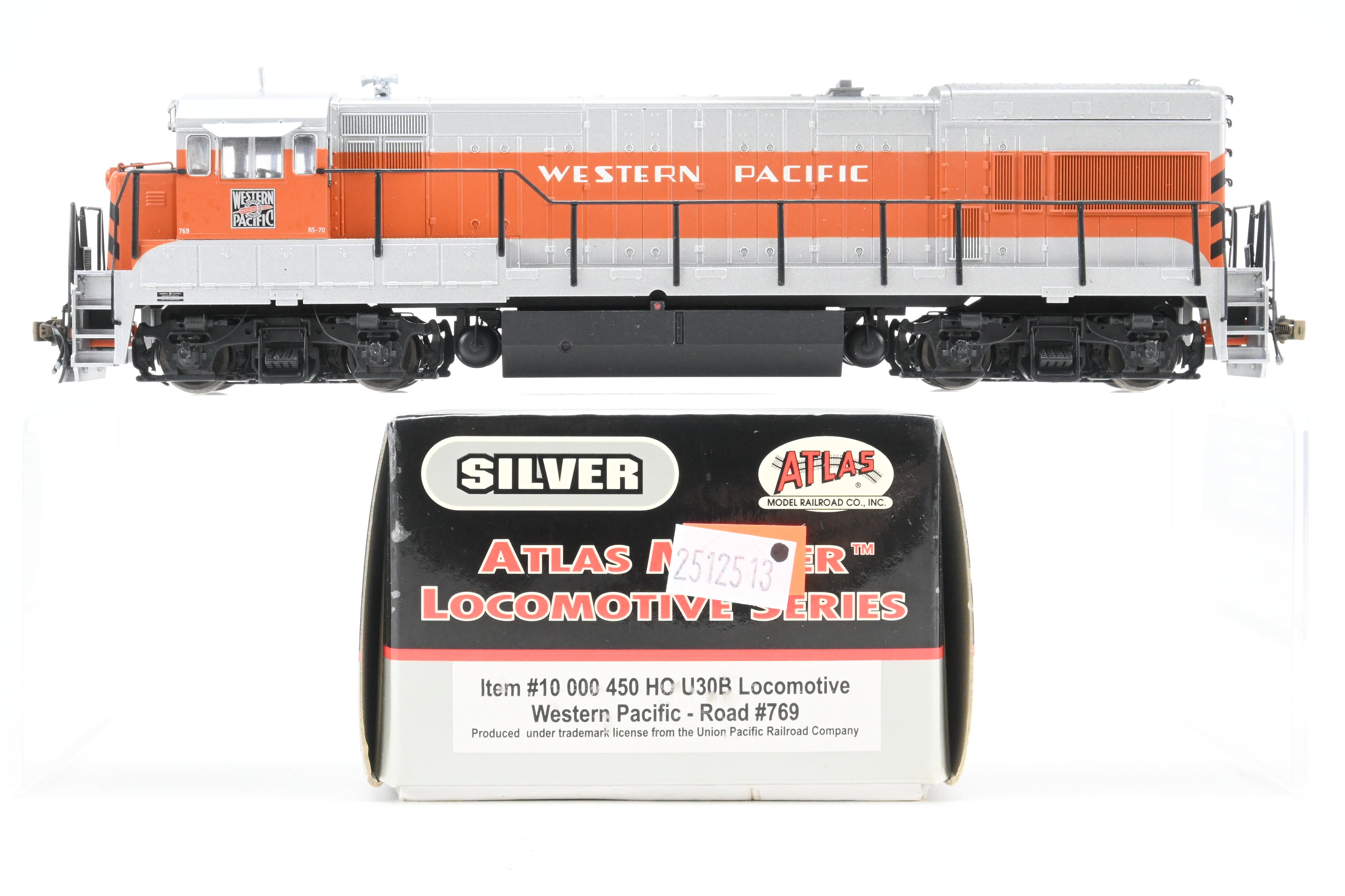 HO Atlas Silver Series WP - Western Pacific GE U30B FP No. 763
