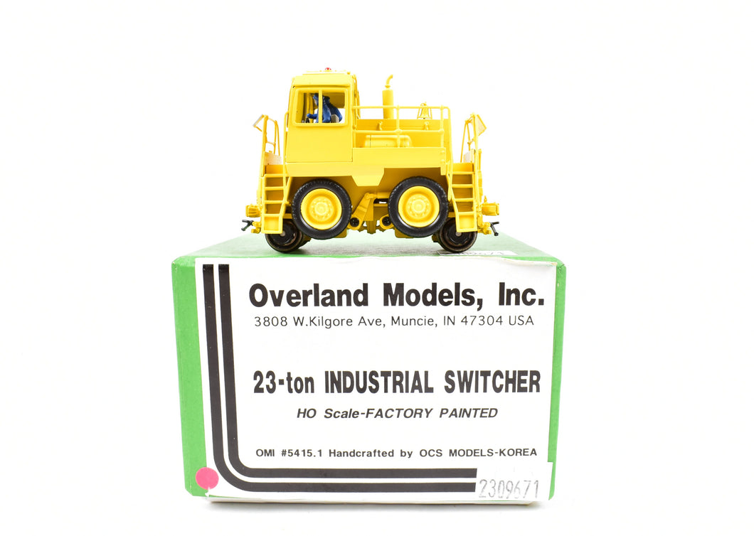 HO Brass OMI - Overland Models Inc. 23 Ton Switcher Trackmobile painted