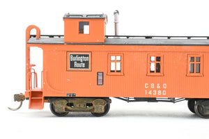 HO Brass Signal House Models, Inc. CB&Q - Burlington Route Wood Caboose Custom Painted