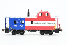 Load image into Gallery viewer, HO Brass OMI - Overland Models, Inc. N&amp;W – Norfolk &amp; Western C-18 Class Streamlined Cupola Caboose Factory Painted No. 1776 Bicentennial Scheme
