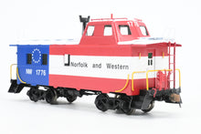 Load image into Gallery viewer, HO Brass OMI - Overland Models, Inc. N&amp;W – Norfolk &amp; Western C-18 Class Streamlined Cupola Caboose Factory Painted No. 1776 Bicentennial Scheme
