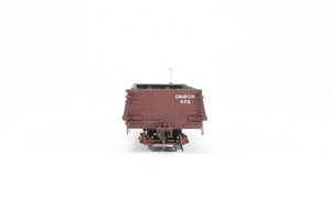 HOn3 Blackstone Models D&RGW - Denver & Rio Grande Western Drop Bottom Gondola Flying Grande Herald No. 872