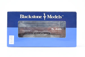 HOn3 Blackstone Models D&RGW - Denver & Rio Grande Western Drop Bottom Gondola Flying Grande Herald No. 872