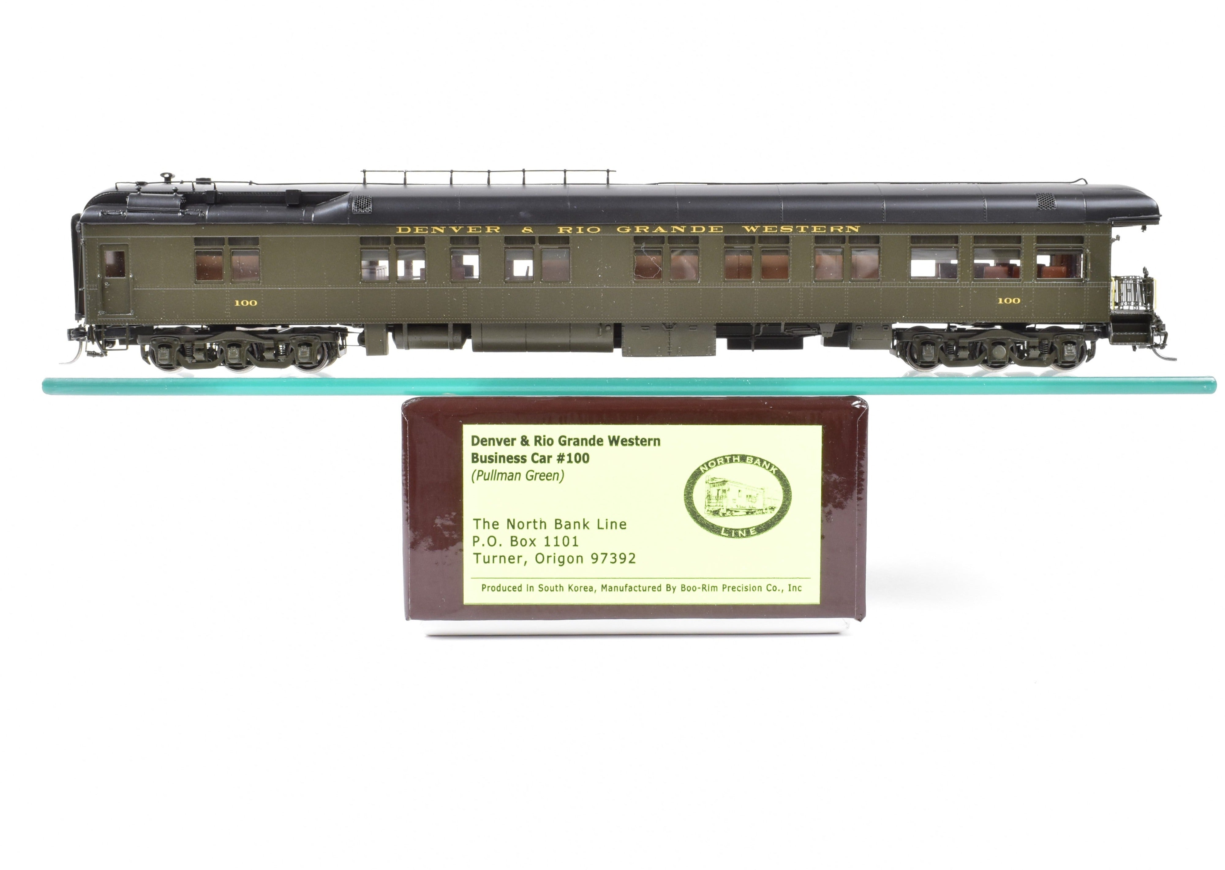 HO NEW Brass NBL - North Bank Line D&RGW - Denver & Rio