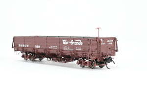 HOn3 Blackstone Models D&RGW - Denver & Rio Grande Western Drop Bottom Gondola Flying Grande Herald No. 899