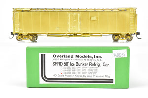 HO Brass OMI - Overland Models, Inc. ATSF - Santa Fe SFRD RR-42 Class 50' Ice Bunker Steel Refrigerator Car